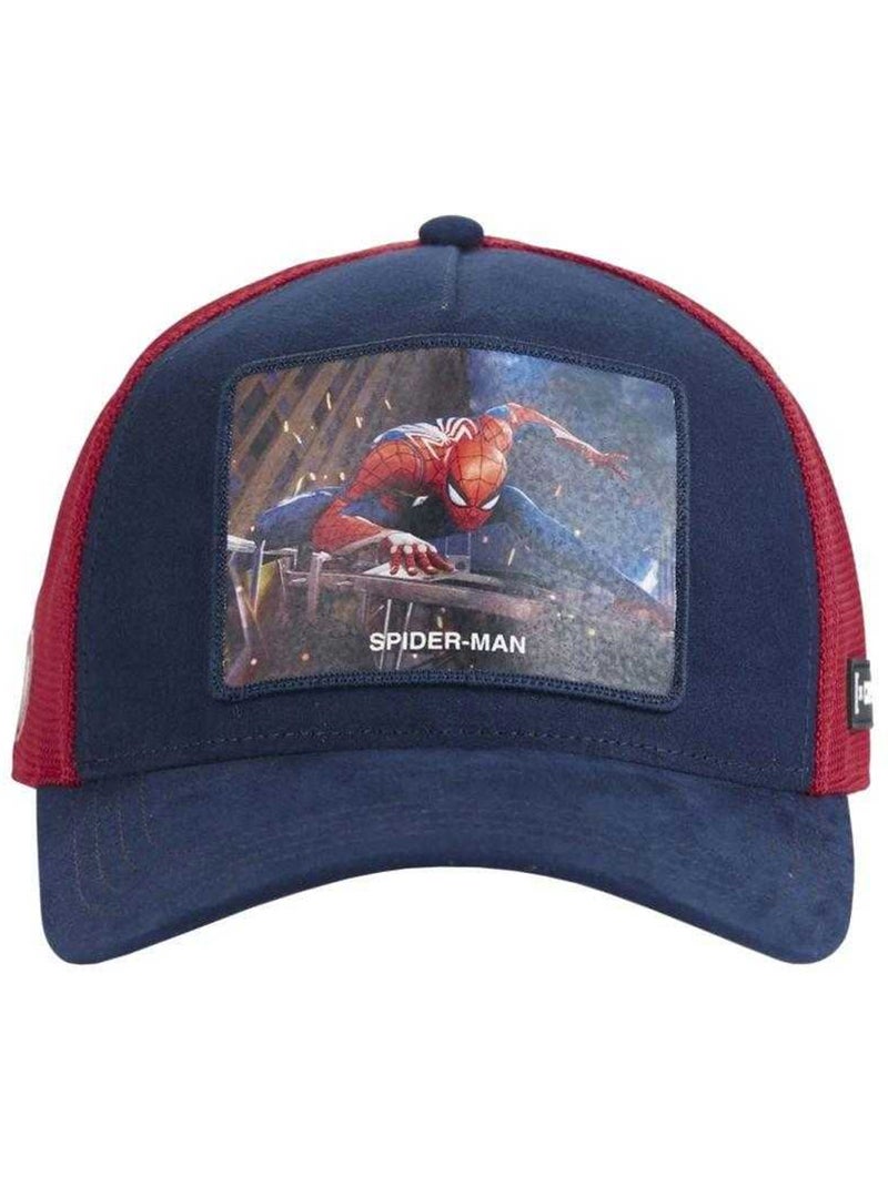 Casquette trucker motif/style homme araignée - capslab (spider-man) Rouge cachemire - Kiabi
