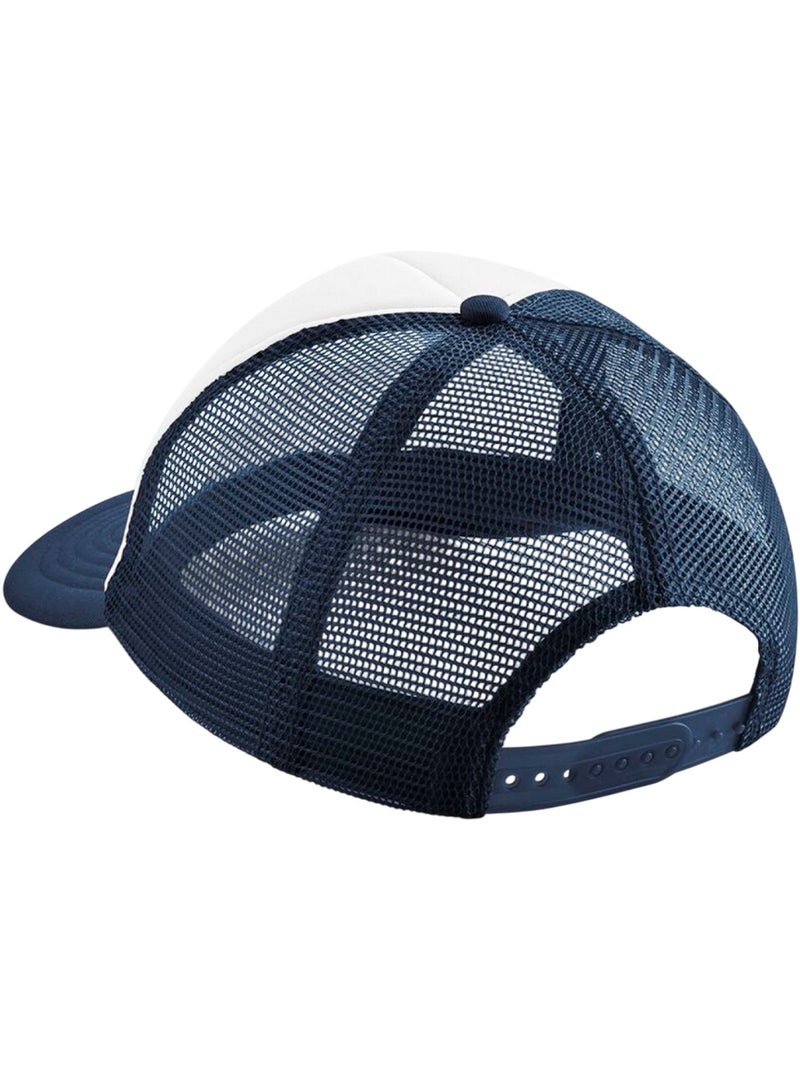 Casquette trucker motif/style rétro - beechfield Bleu marine - Kiabi