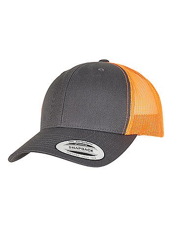 Casquette trucker motif/style rétro - flexfit