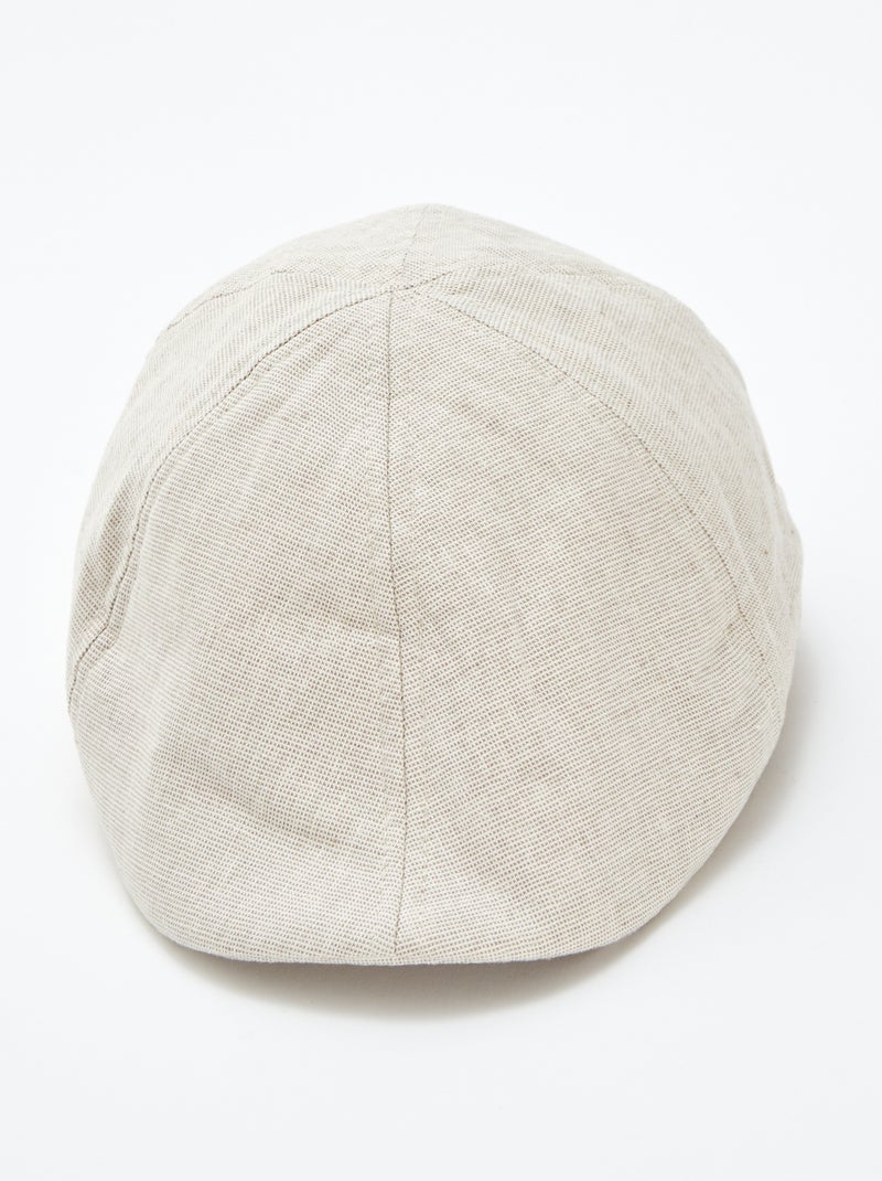 Casquette type gavroche beige - Kiabi