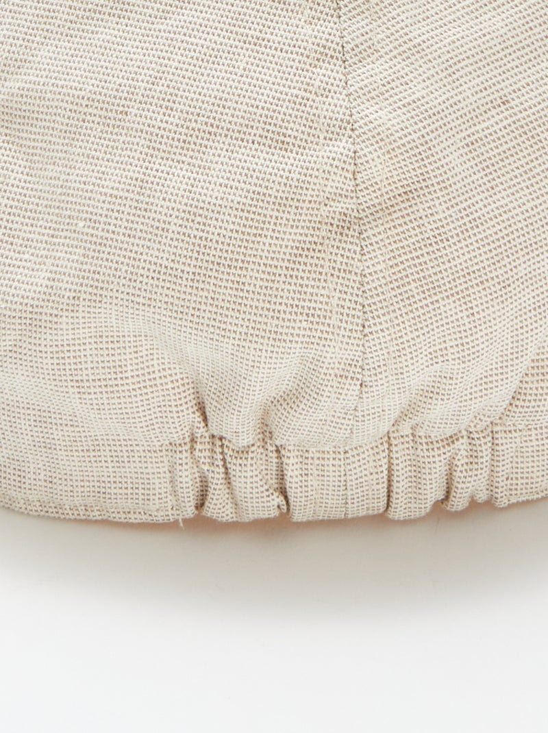 Casquette type gavroche beige - Kiabi