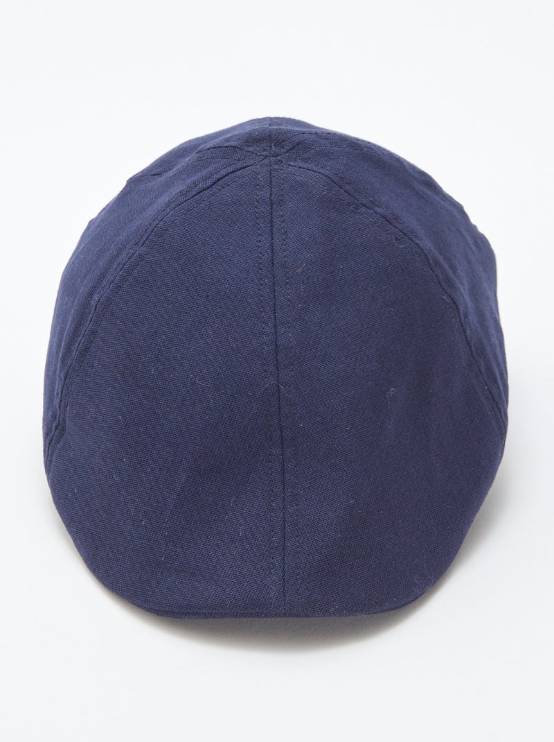 Casquette type gavroche effet lin KAKI - Kiabi