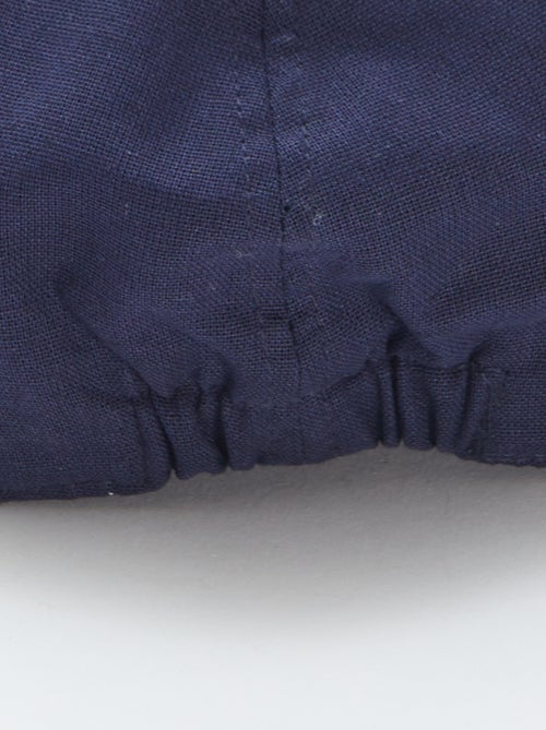Casquette type gavroche effet lin - Kiabi