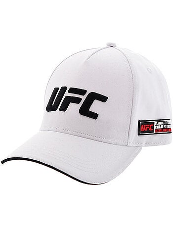 Casquette UFC blanche réglable protection soleil