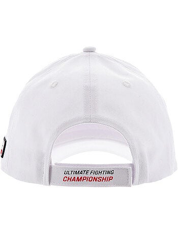Casquette UFC blanche réglable protection soleil