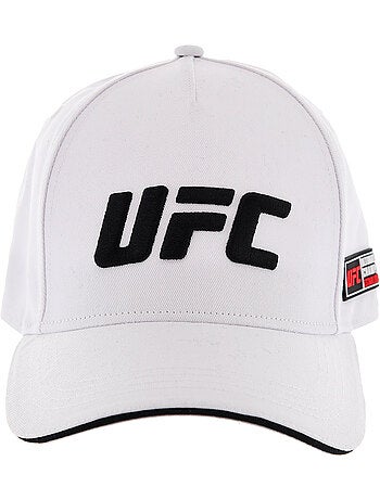 Casquette UFC blanche réglable protection soleil
