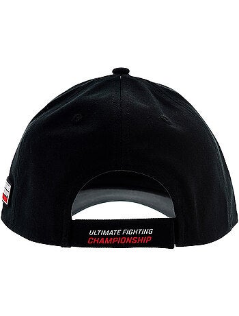 Casquette UFC noire réglable protection soleil