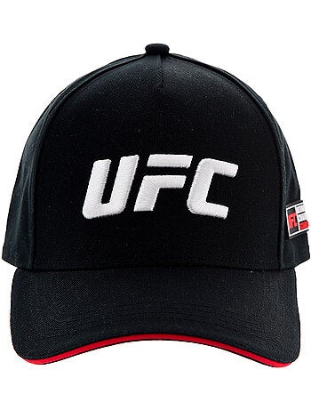 Casquette UFC noire réglable protection soleil