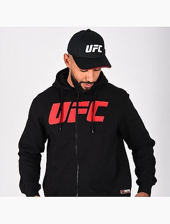 Casquette UFC noire réglable protection soleil