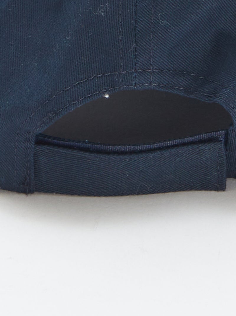 Casquette uni en coton BLEU - Kiabi