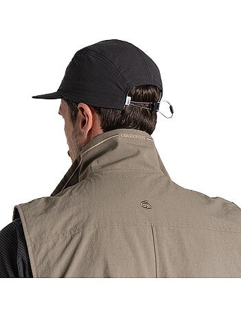 Casquette uni pliable à cordon de serrage ajustable motif/style logo nosilife - craghoppers