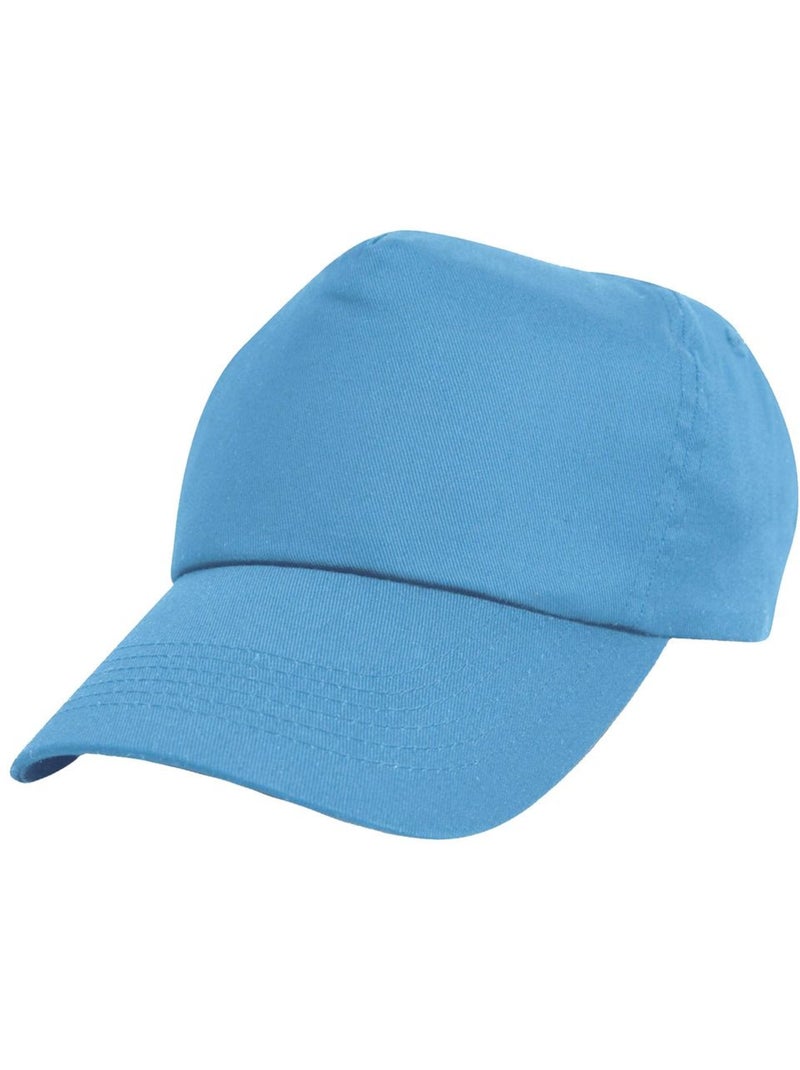 Casquette unie 100% coton unisexe - result Bleu ciel - Kiabi