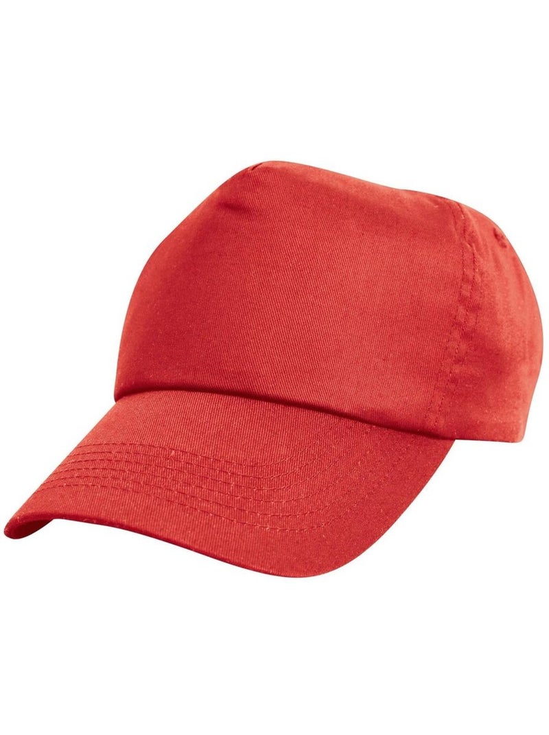 Casquette unie 100% coton unisexe - result Rouge - Kiabi