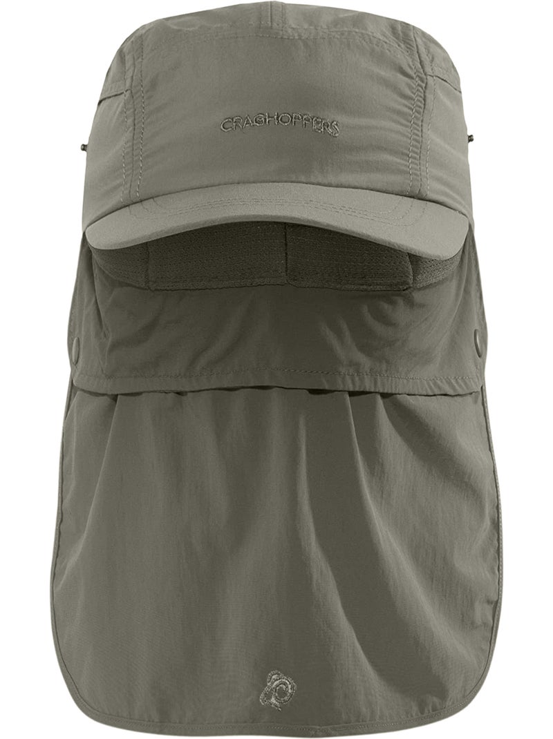 Casquette unie avec rabat pliable desert - craghoppers Kaki - Kiabi