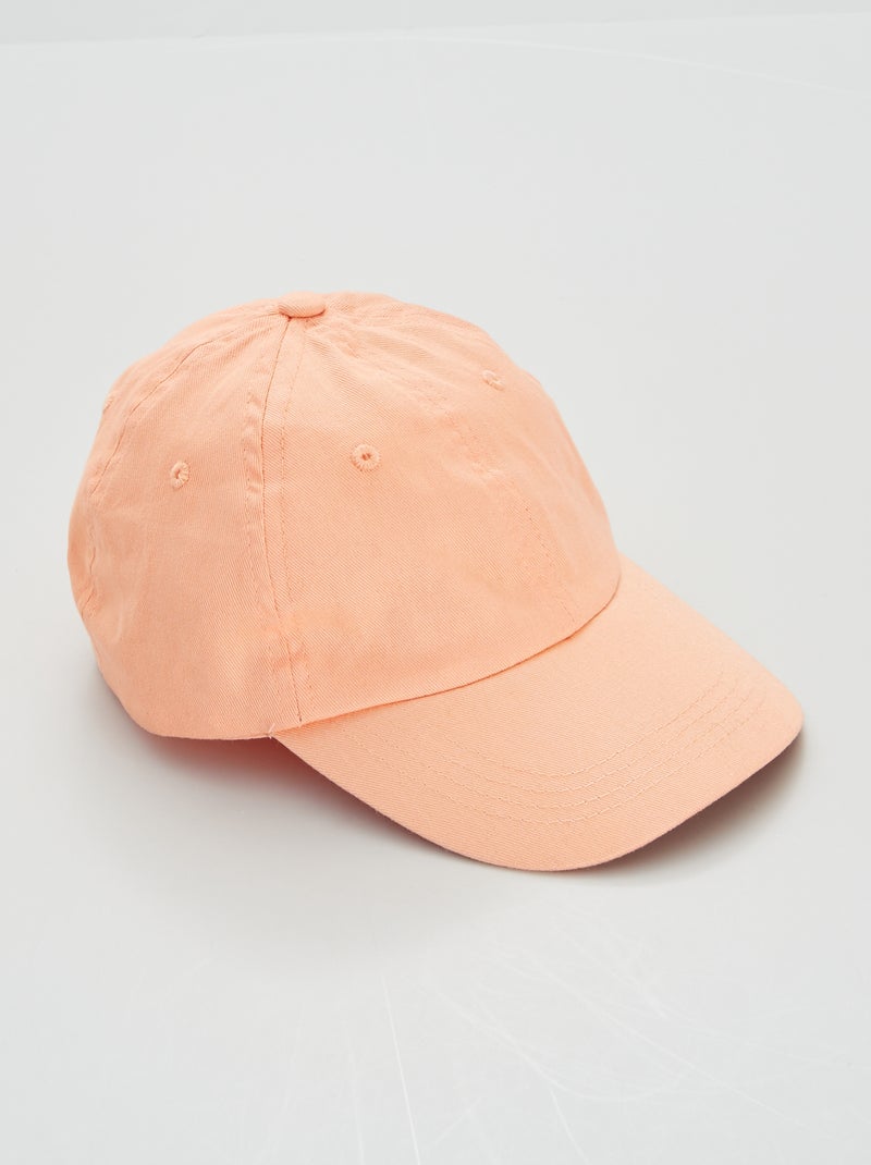 Casquette unie Orange - Kiabi