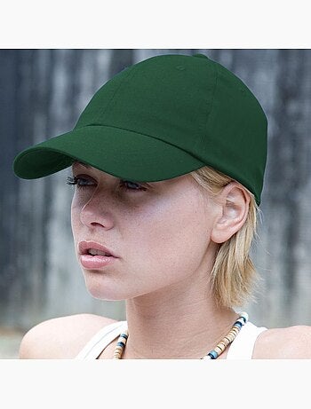 Casquette unie profil bas unisexe - result