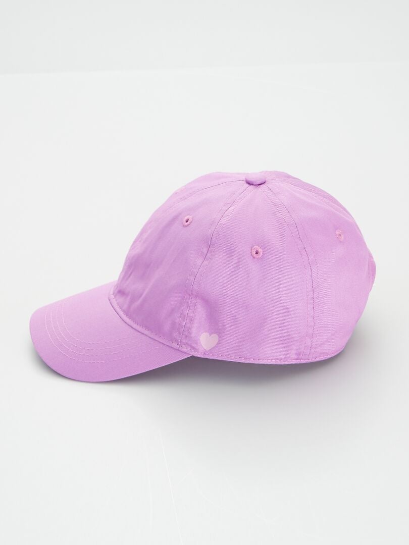 Casquette Baseball Violette Unie - Taille Réglable 55/61 Cm - Homme