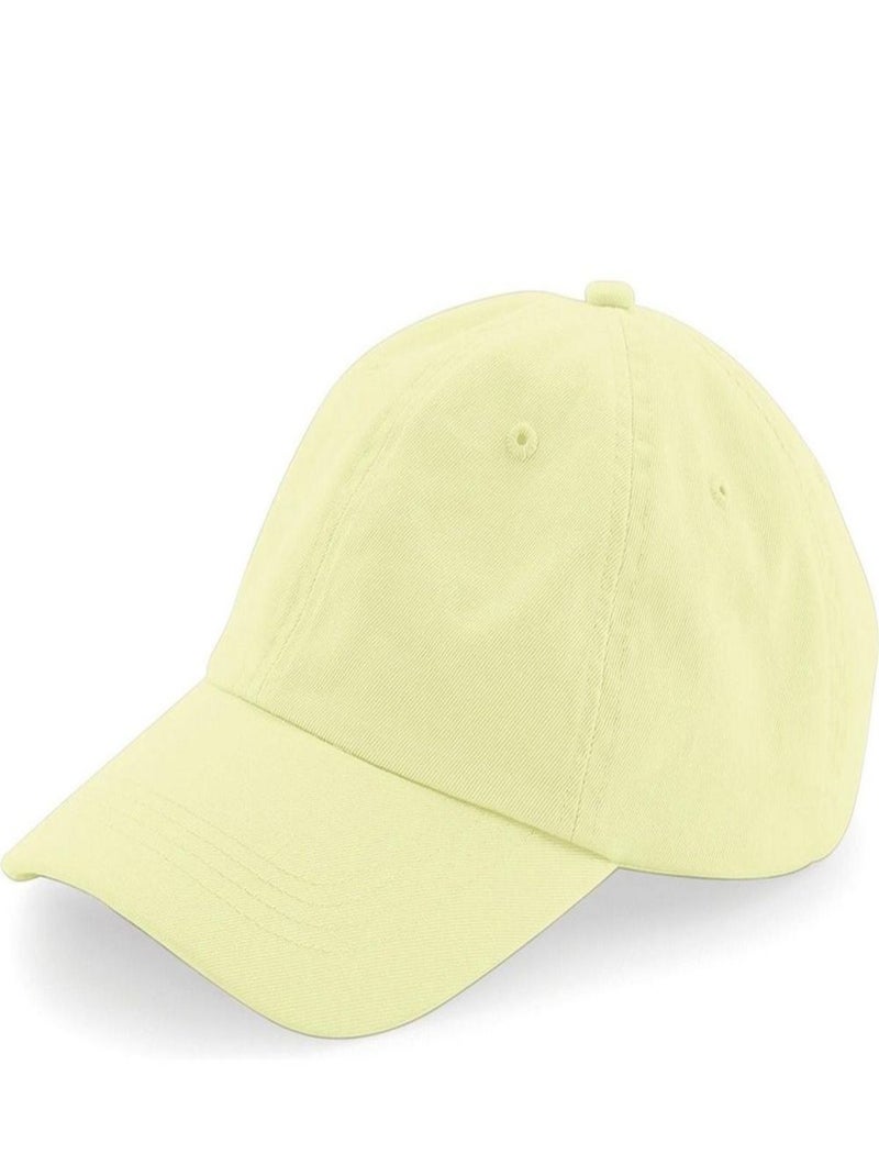 Casquette unisexe à 6 panneaux, profil bas - beechfield Jaune - Kiabi