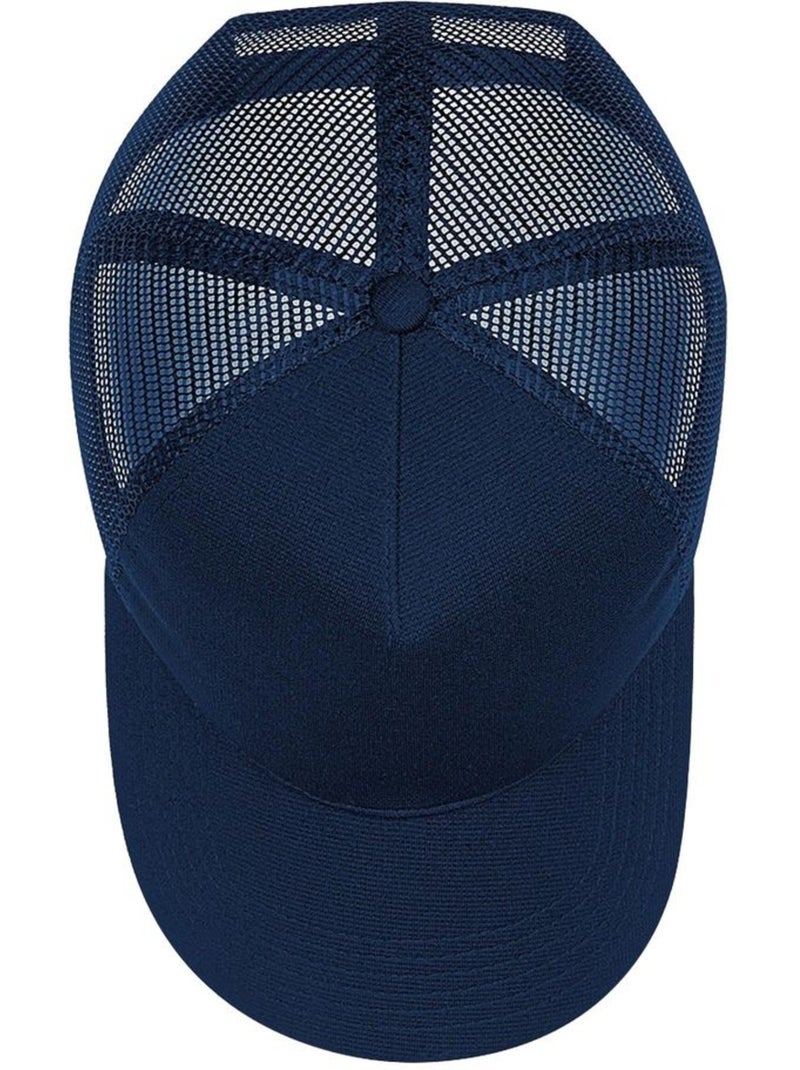 Casquette unisexe adulte microknit snapback trucker cap - beechfield Bleu marine - Kiabi