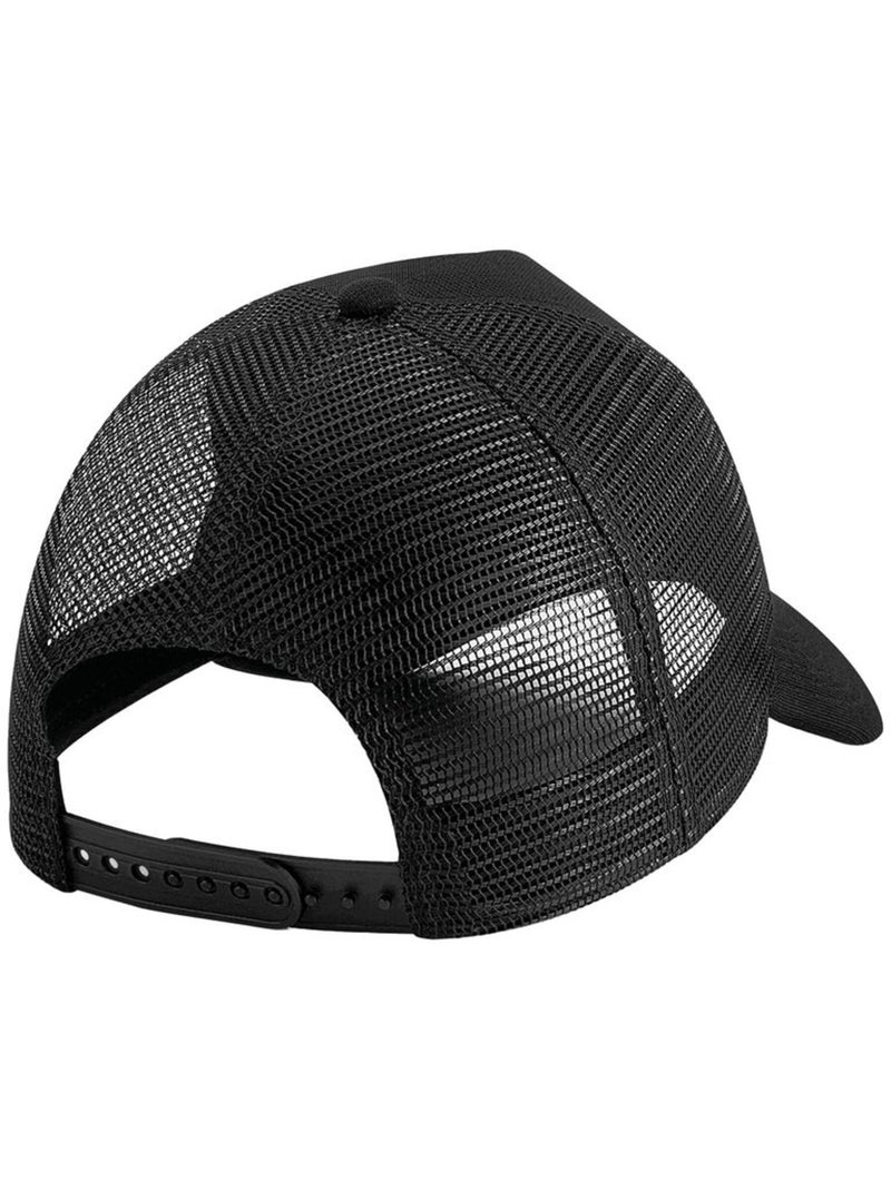 Casquette unisexe adulte microknit snapback trucker cap - beechfield Noir - Kiabi