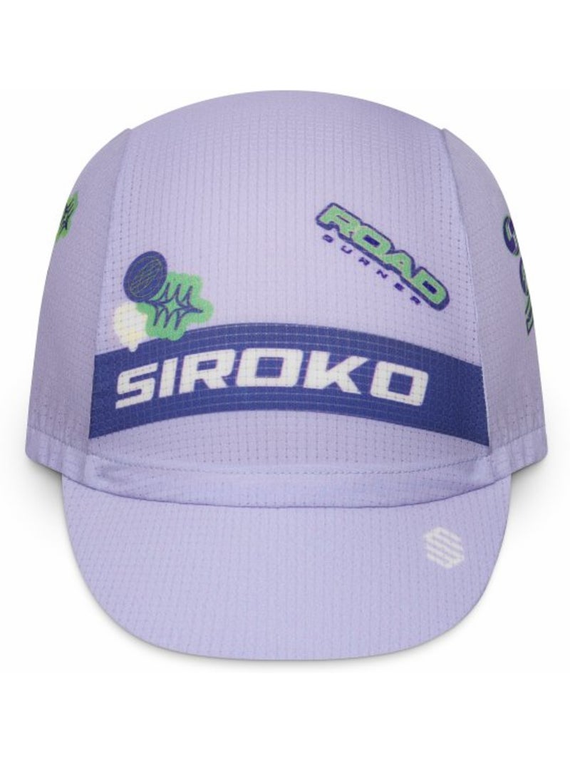 Casquette vélo rétro cyclisme homme et femme classique Violet - Kiabi