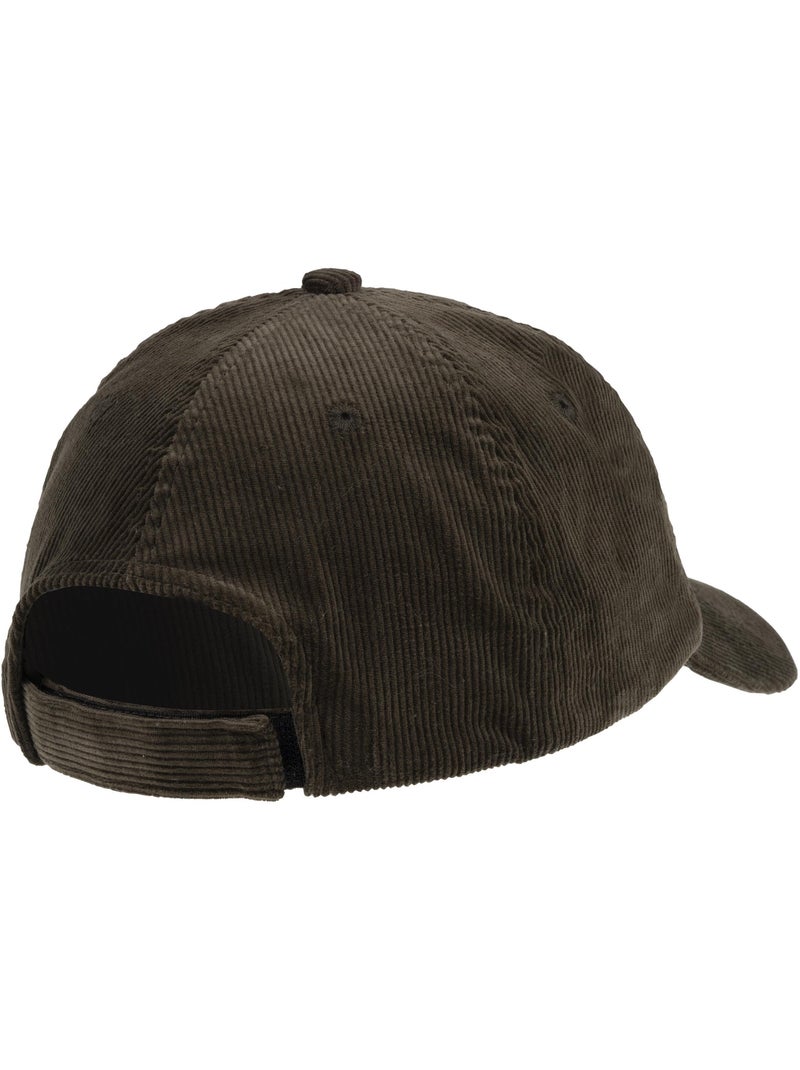 Casquette velours côtelé doublé tissu homme isotoner Kaki - Kiabi