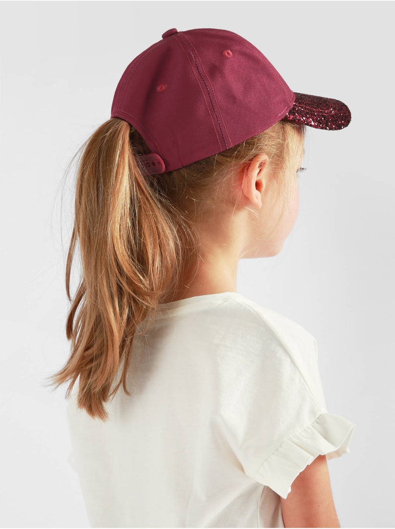 Casquette Vintage Fantasy Cameleon Rouge cerise - Kiabi