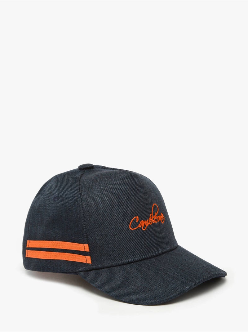 Casquette Vintage Urban Cameleon Polyester Recycle Blanc Orange clair - Kiabi