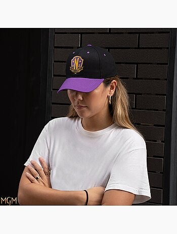 Casquette Violette Académie Nevermore - Mercredi