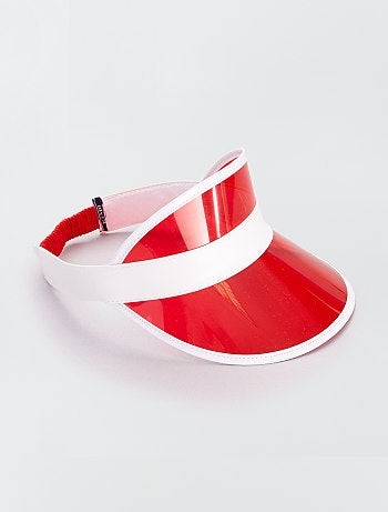 Casquette visière transparente