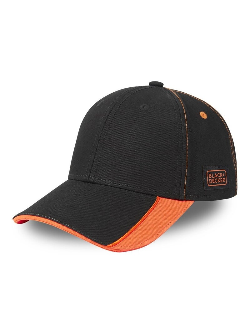 Casquette Work Homme Black & Decker Noir Orange clair - Kiabi