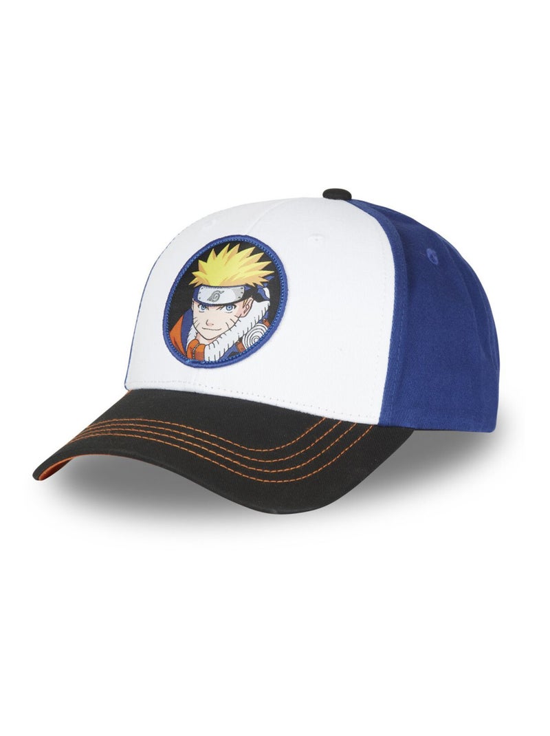 Casquettes adulte baseball fermeture snapback Naruto Classic Freegun Blanc Bleu - Kiabi