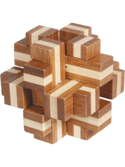 Casse-tête bambou cube croix - Kiabi