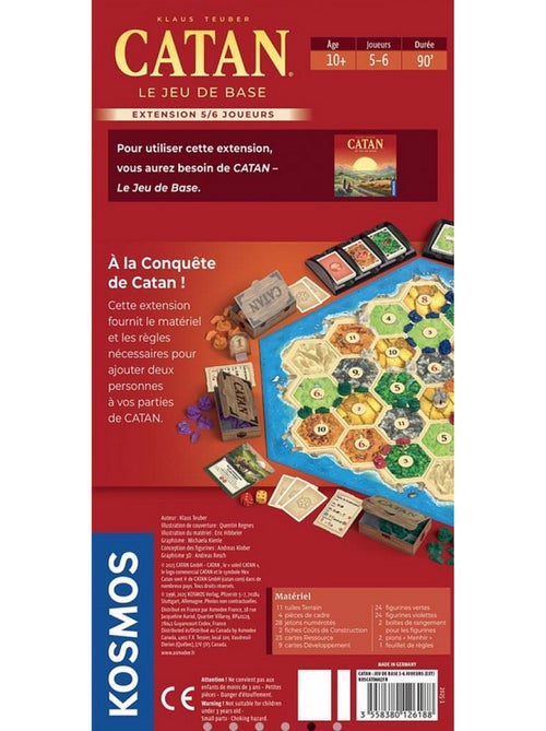CATAN: Extension du jeu de base 5-6 joueurs - refresh 2025 - Kiabi