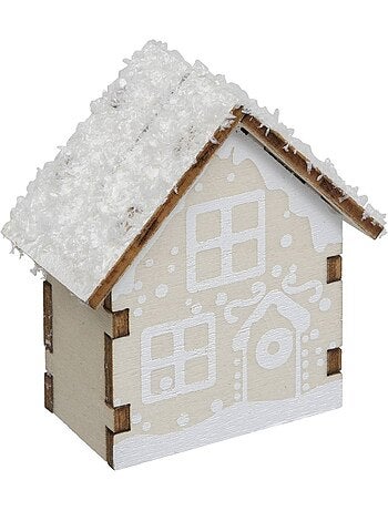 Cavalier de table chalet neige x4