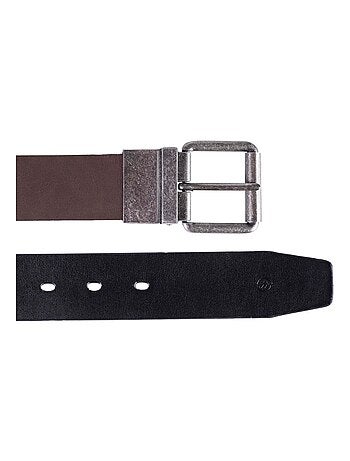 Ceinture 2 en 1 réversible homme Isotoner