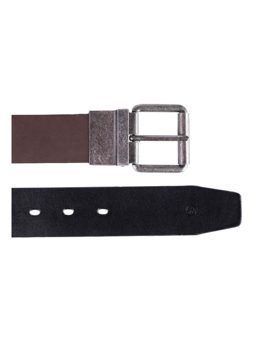 Ceinture 2 en 1 réversible homme Isotoner - Kiabi