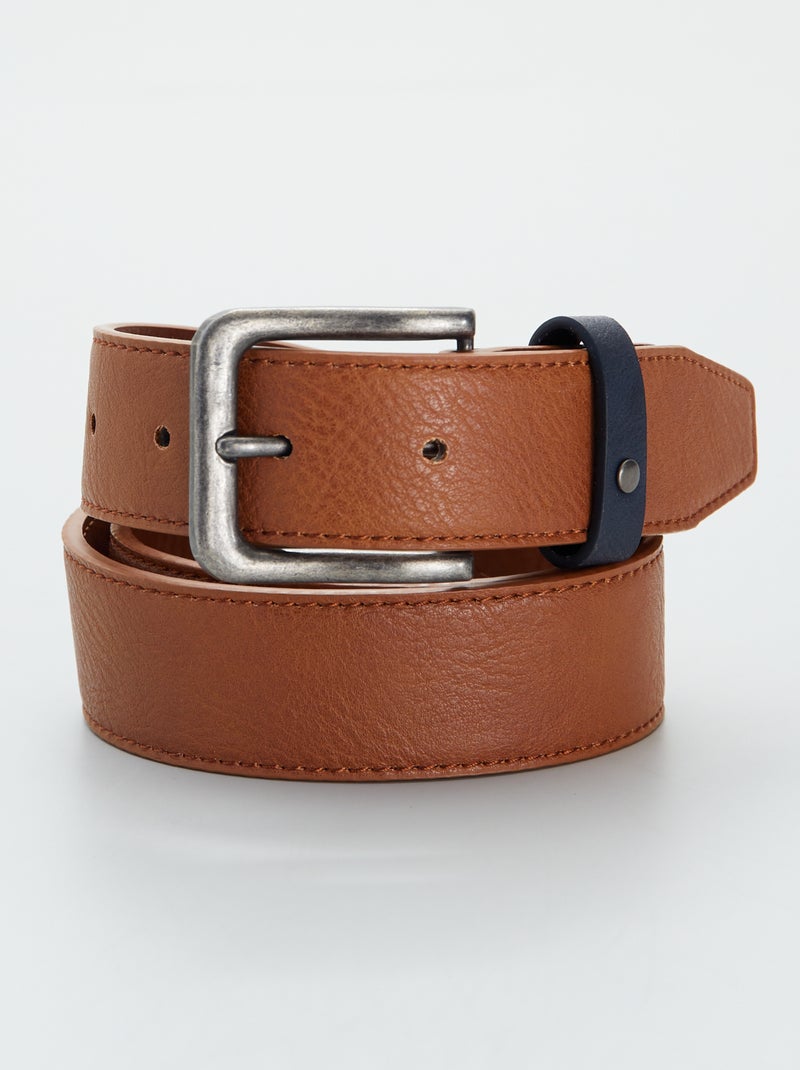 Ceinture à boucle camel - Kiabi