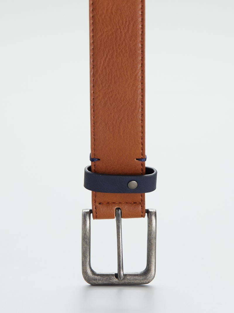 Ceinture à boucle camel - Kiabi