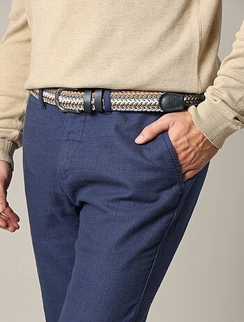 Ceinture à boucle élastique avec motifs géométriques colorés 'Deeluxe'