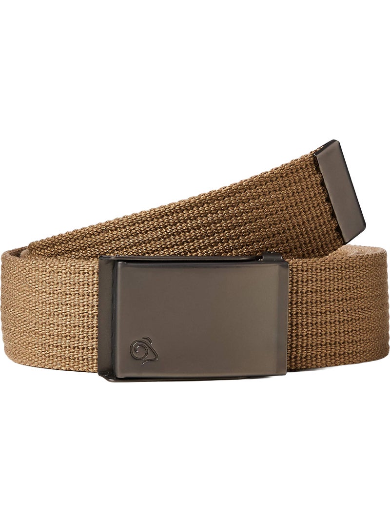 Ceinture à boucle métallique explorer - craghoppers Gris taupe - Kiabi