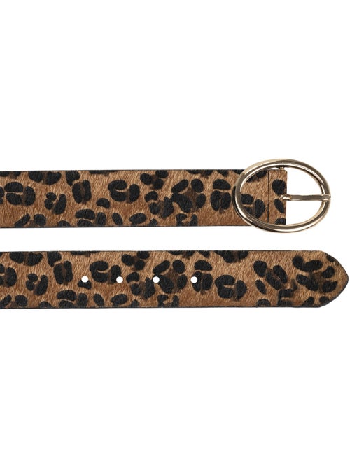 Ceinture à boucle ovale dorée femme isotoner - Kiabi