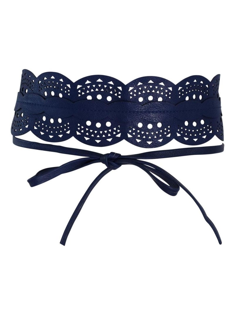Ceinture à nouer SEVILLE Bleu - Kiabi