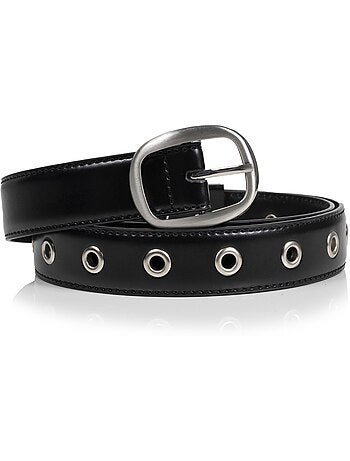 Ceinture à œillets largeur 3 cm femme isotoner