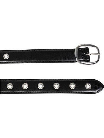 Ceinture à œillets largeur 3 cm femme isotoner