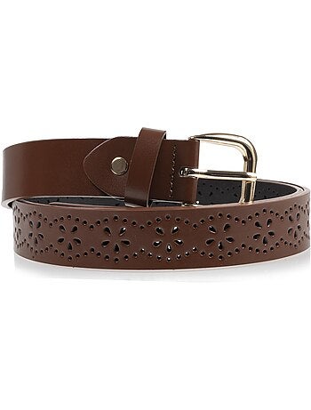 Ceinture ajourée largeur 2,8 cm femme isotoner