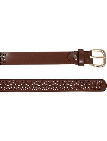 Ceinture ajourée largeur 2,8 cm femme isotoner