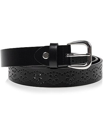 Ceinture ajourée largeur 2,8 cm femme isotoner