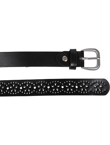 Ceinture ajourée largeur 2,8 cm femme isotoner