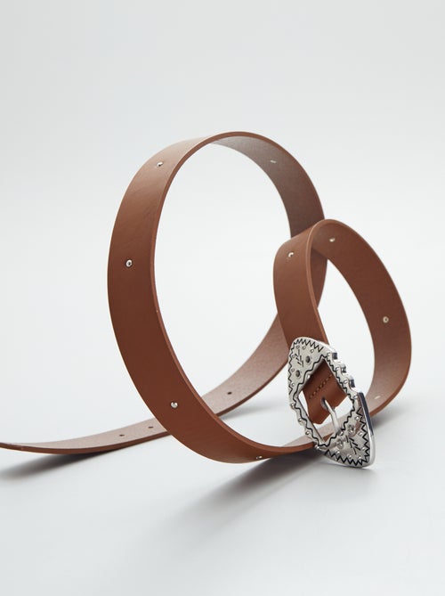 Ceinture avec boucle western - Kiabi